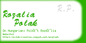 rozalia polak business card